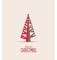 christmas tree vector image