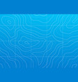 ocean or sea line contour topographic terrain map vector image