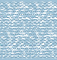 sea background with blue waves and white strokes vector image