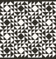 black and white abstract geometric quilt pattern vector image vector image