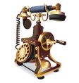 old style telephone vector image
