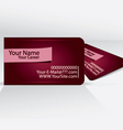 business card templates vector image vector image