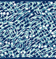 brushed doodle pattern in blue vector image