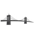 brooklyn grey vector image vector image