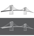 brooklyn grey vector image vector image