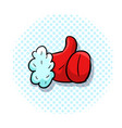 santa claus like vector image vector image