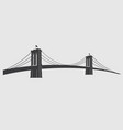 brooklyn grey vector image vector image