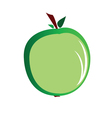 green apple vector image