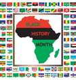 black history month vector image