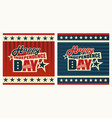patriotic label happy independence day vector image
