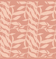tender tropical leaves silhouettes seamless vector image