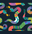 vibrant seamless pattern with chinese zodiac vector image vector image