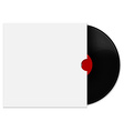 vinyl record with cover vector image