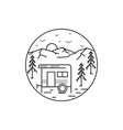 line art outdoor vector image vector image