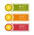 comparative chart with banner vector image