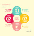 modern soft color circle design template vector image