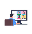online conference vector image