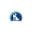 pets logo vector image vector image
