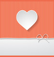 striped background with a frame vector image