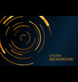 abstract background with circle line on dark vector image vector image