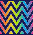 bright zigzag seamless pattern with grunge effect vector image vector image