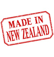 new zealand - made in red vintage isolated label vector image
