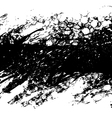 black grunge background vector image