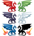 dragons vector image vector image