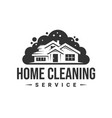 house and soap foam vector image vector image