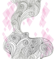 seamless abstract doodle pattern vector image vector image