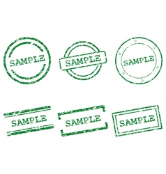 Grunge rubber stamps Royalty Free Vector Image