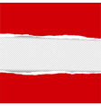 color torn paper vector image vector image