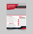 corporate business brochure flyer template vector image