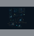 infographics about space and planets vector image vector image