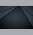 abstract 3d background with black paper layers vector image vector image