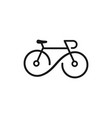 infinity bike logo icon design vector image