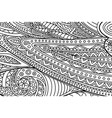 coloring book page with black and white line art vector image