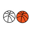 basketball image vector image