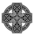 celtic cross vector image