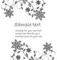 floral frame vector image