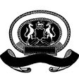 heraldry logo vector image vector image