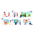 studio photo session professional photography vector image vector image