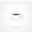 coffee cup icon vector image