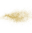 gold glitter texture vector image