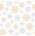 christmas snow background vector image vector image