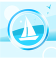 yacht trip vector image