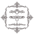 set of decorative elements vector image vector image