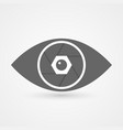 eye icon vector image vector image