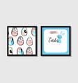 hand drawn abstract creative easter vector image vector image