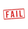 fail sign or stamp vector image vector image